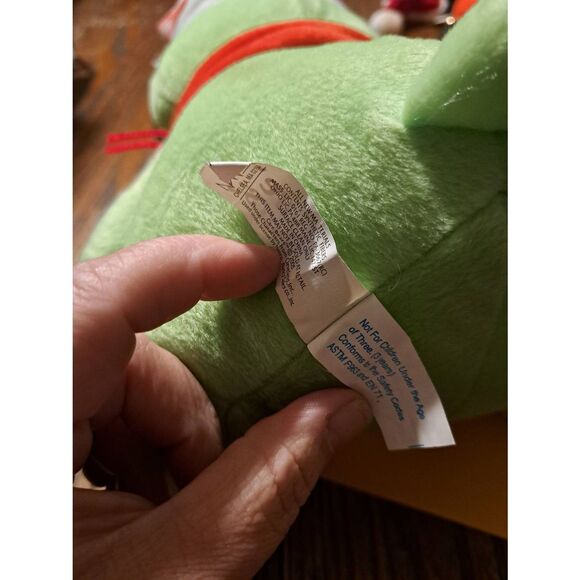 Vintage 2005/2006 Care Bears Good Luck Bear 13in Holiday Plush Candy Cane - Picture 10 of 10